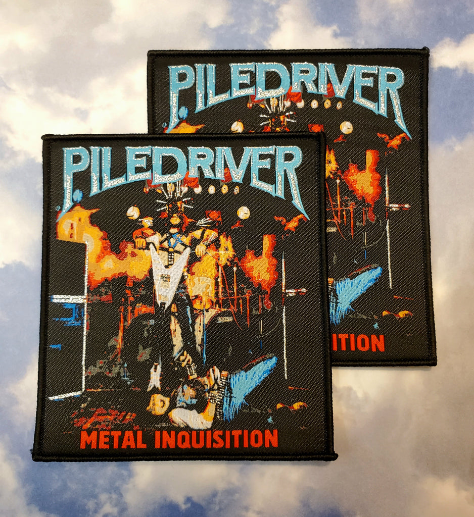 PILEDRIVER "Metal Inquistion" Official patch (black border)