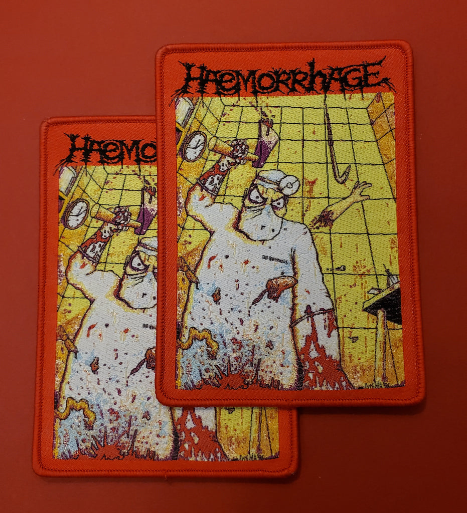 HAEMORRHAGE "Grume" Official patch (red border)