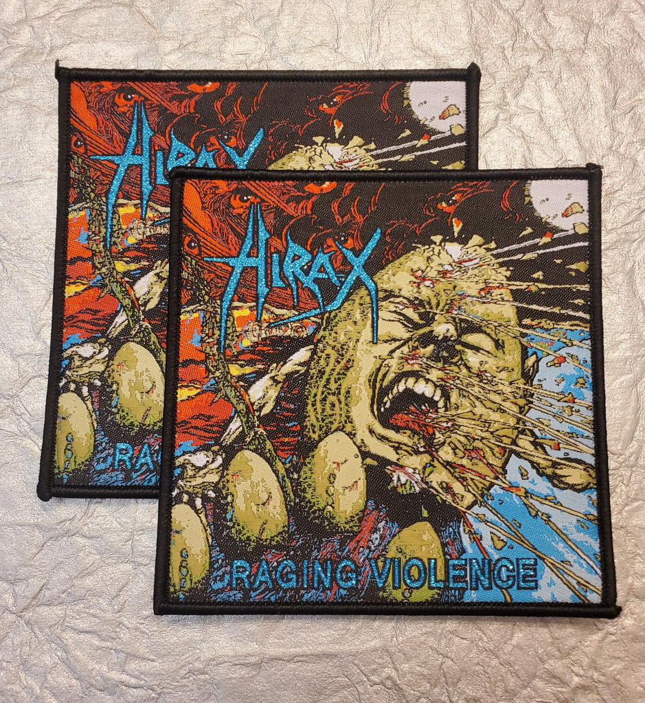 HIRAX "Raging Violence" Official Patch (black border)