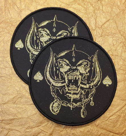 MOTORHEAD "Gold" Patch