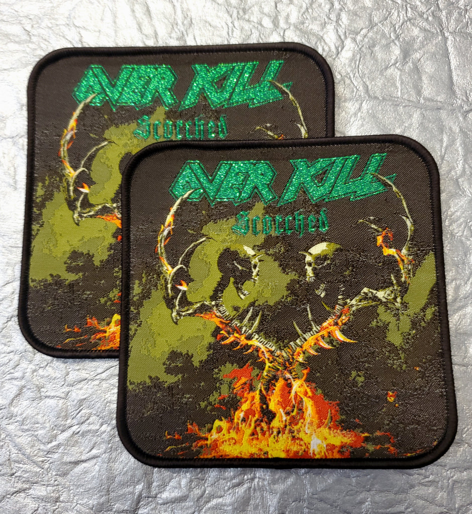 OVERKILL "Scorched" Patch (black border)