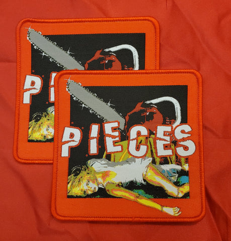 PIECES "Horror Movie" patch (red border)