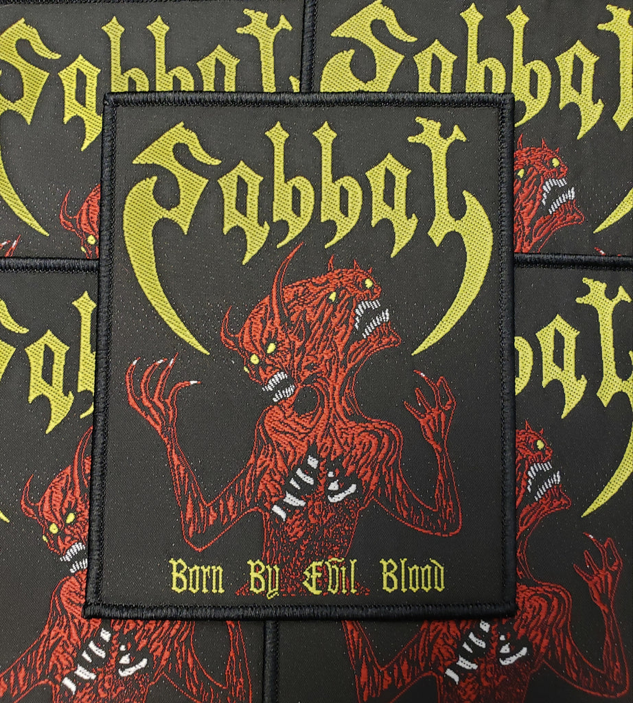 SABBAT "Born By Evil Blood" patches