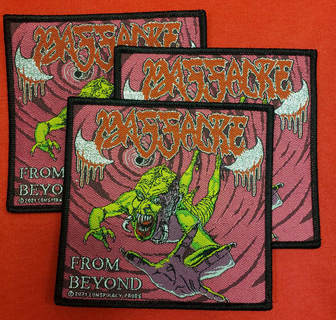 MASSACRE "From Beyond" woven patch