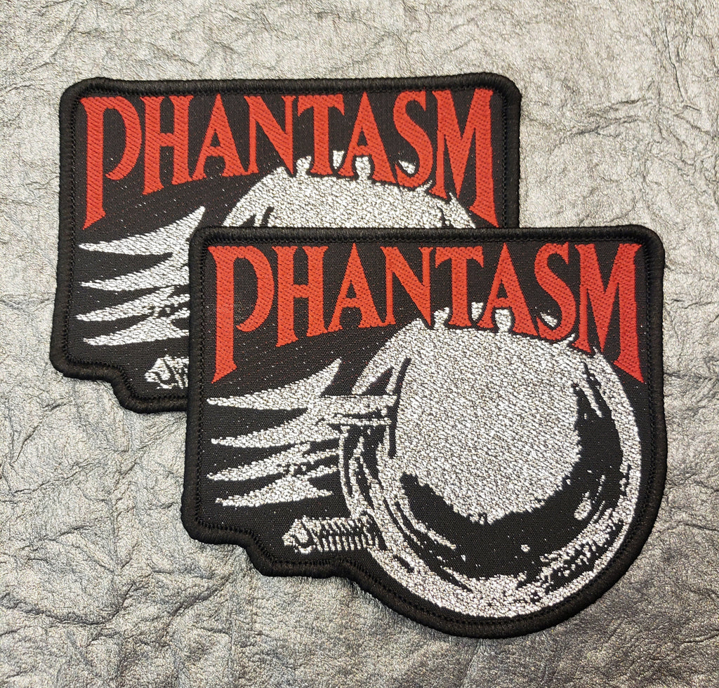 PHANTASM "Flying Ball" woven shaped patch with border !!