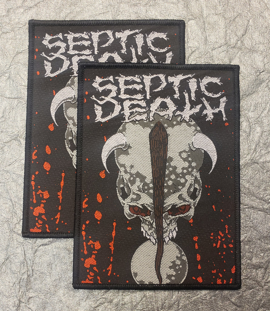 SEPTIC DEATH "Horned Skull" patch