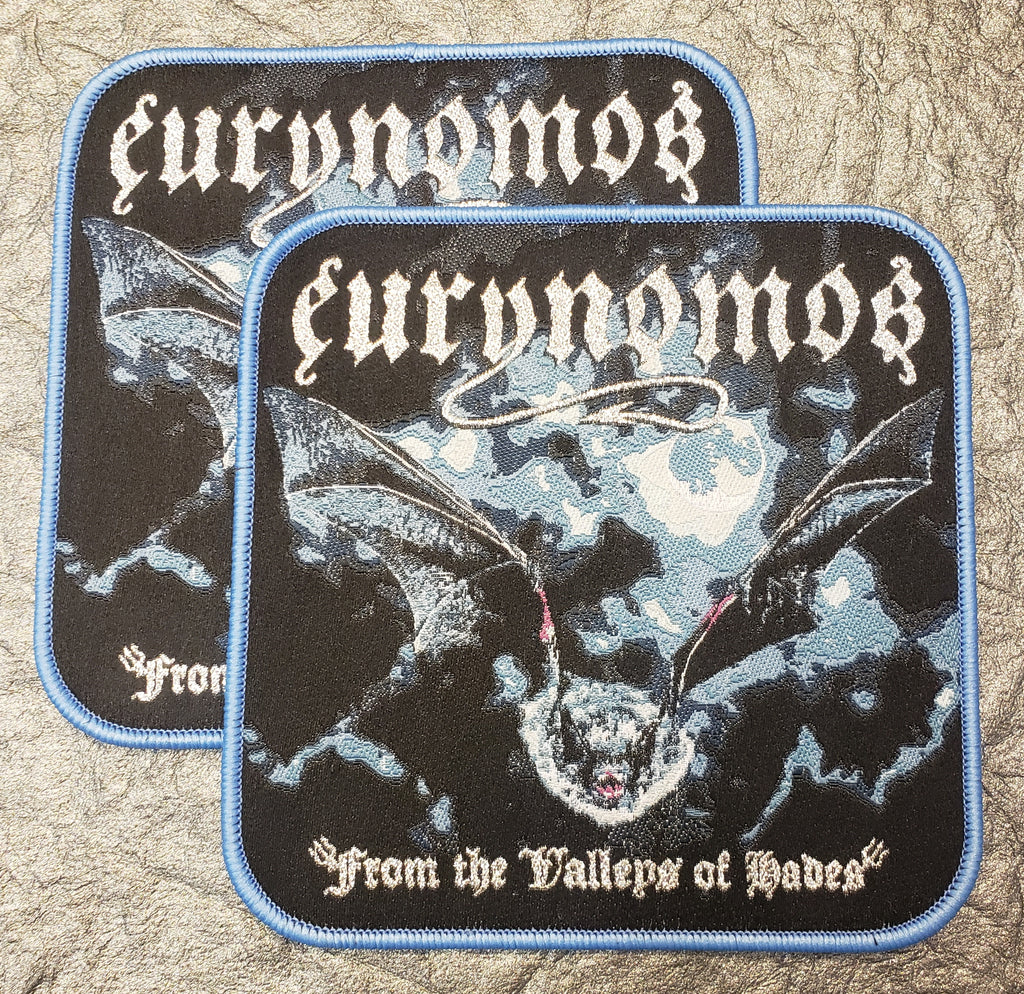 EURYNOMOS "From The Valleys Of Hades" Official Patch (blue border)