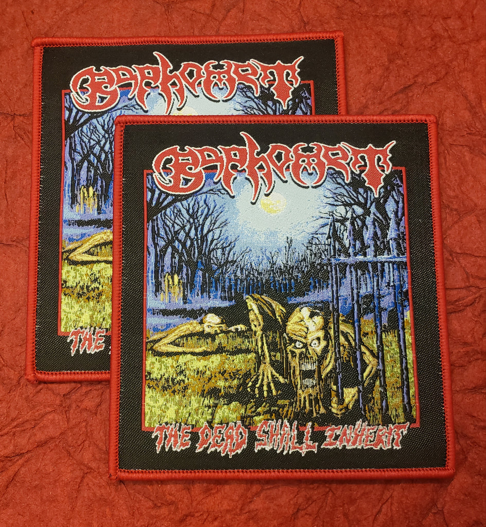BAPHOMET "The Dead Shall Inherit" Official Patch (red border)