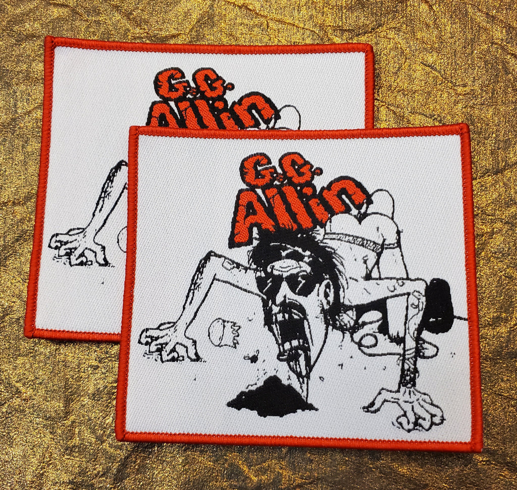 GG ALLIN "Vintage Art" patch (Official)