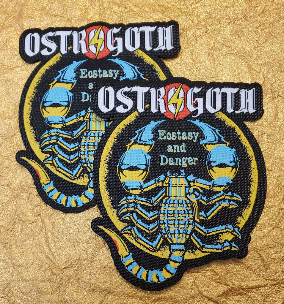 OSTROGOTH "Ecstant And Danger" Lazer cut Patch