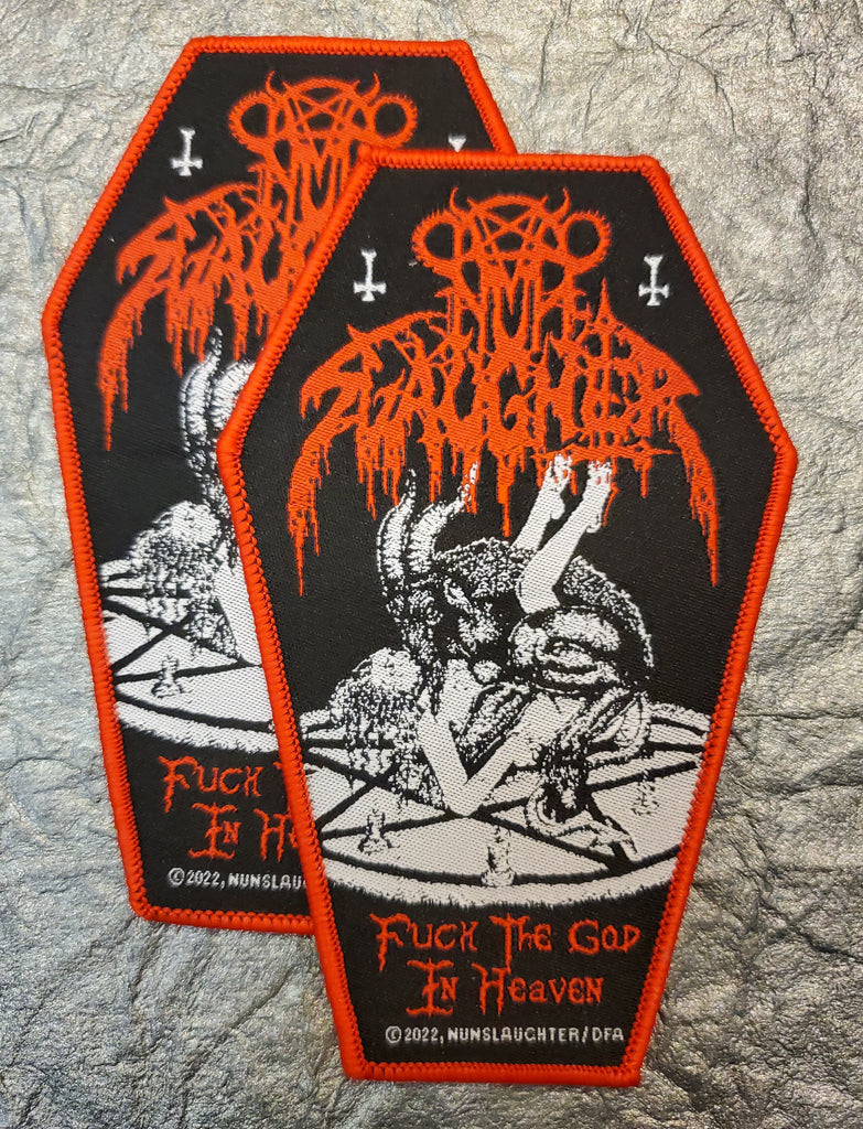 NUN SLAUGHTER "Coffin Patch" (red border)
