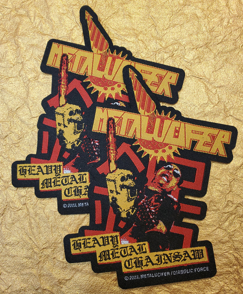 METALUCIFER "Heavy Metal Chainsaw" Patch